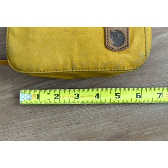 Fjallraven Greenland G-1000 Crossbody  Hiking Travel Bag 6.5"x9" Yellow Oxide - Picture 5 of 9